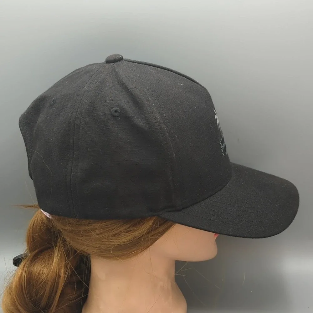 Travis Mathew Hat Cap WM Waste Management Phoenix Open Black Snapback Adjustable